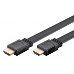 GOOBAY καλώδιο HDMI 77135 με Ethernet, flat, 8K/60Hz, 48 Gbps, 2m, μαύρο Εικόνα