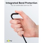 GOOBAY καλώδιο USB-C 73954, 60W, 480Mbps, 2m, μαύρο USB-C (Type-C)