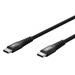 GOOBAY καλώδιο USB-C 73955, 60W, 480Mbps, 3m, μαύρο USB-C (Type-C)