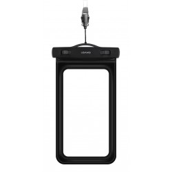 USAMS αδιάβροχη θήκη smartphone US-YD011, έως 7", IPX8, μαύρη Θήκες
