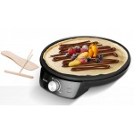 BRUNO κρεπιέρα BRN-0252, 30εκ, 1200W, με ρυθμιζόμενο θερμοστάτη & εξαρτήματα, μαύρη Συσκευές Ψησίματος-Μαγειρέματος