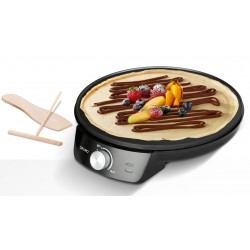 BRUNO κρεπιέρα BRN-0252, 30εκ, 1200W, με ρυθμιζόμενο θερμοστάτη & εξαρτήματα, μαύρη Συσκευές Ψησίματος-Μαγειρέματος