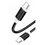 KAKUSIGA καλώδιο USB-C σε USB-C KSC-998, σιλικόνης, 100W, 480Mbps, 1m, μαύρο USB-C (Type-C)