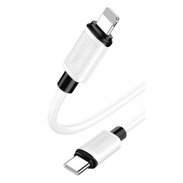 KAKUSIGA καλώδιο Lightning σε USB-C KSC-998, σιλικόνης, 30W, 480Mbps, 1m, λευκό USB-C (Type-C)