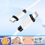 KAKUSIGA καλώδιο Lightning σε USB-C KSC-998, σιλικόνης, 30W, 480Mbps, 1m, μαύρο USB-C (Type-C)