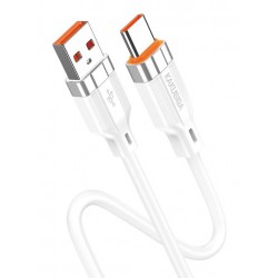 KAKUSIGA καλώδιο USB-C σε USB KSC-995, σιλικόνης, 5A, 480Mbps, 1m, λευκό USB-C (Type-C)
