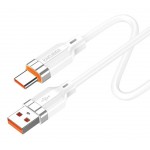 KAKUSIGA καλώδιο USB-C σε USB KSC-995, σιλικόνης, 5A, 480Mbps, 1m, λευκό USB-C (Type-C)