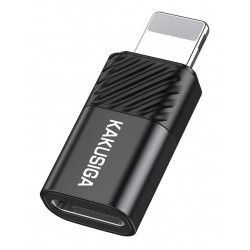 KAKUSIGA αντάπτορας Lightning σε USB-C KSC-1408, 480Mbps, 2A, μαύρος USB-C (Type-C)