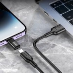 KAKUSIGA αντάπτορας Lightning σε USB-C KSC-1408, 480Mbps, 2A, μαύρος USB-C (Type-C)