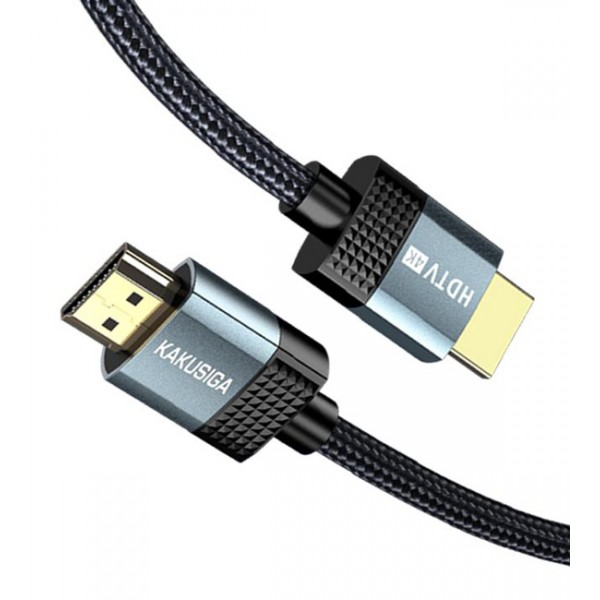 KAKUSIGA καλώδιο HDMI KSC-983, 4K/60Hz, 18Gbps, 1m, μαύρο Εικόνα