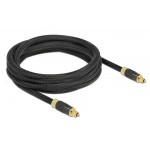 DELOCK καλώδιο ήχου Toslink 86594, gold plated, 3m, μαύρο Ήχος