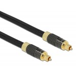 DELOCK καλώδιο ήχου Toslink 86595, gold plated, 5m, μαύρο Ήχος
