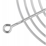 DELOCK σχάρα για 80mm ανεμιστήρα 67306, μεταλλική, ασημί Ψύξη - Modding