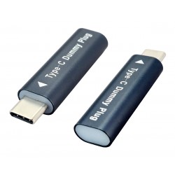 POWERTECH USB-C display emulator plug CAB-UC094, 4K/60Hz, γκρι USB-C (Type-C)