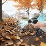 KINZIR ηλεκτρικό air duster AD47, 400W, 10000mAh, μαύρο Μηχανήματα - Πολύμετρα