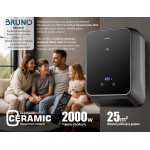 BRUNO κεραμικό αερόθερμο δωματίου & μπάνιου BRN-0257, 2000W, IP23, προηγμένων λειτουργιών, με ανεμιστήρα Θερμαντικά