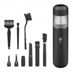 GOOBAY 2 σε 1 σκουπάκι χειρός & air duster 77829, 120W, 6000mAh, μαύρο Μηχανήματα - Πολύμετρα