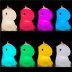 GOOBAY LED φωτιστικό νυκτός μονόκερος 61649, RGB, επαναφορτιζόμενο, λευκό Φωτιστικά