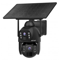 SECTEC smart ηλιακή κάμερα ST-536-6MAOV-4G-EU, dual lens, 3MP, 4G, SD, PTZ, IP66 Smart Κάμερες