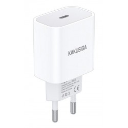KAKUSIGA φορτιστής τοίχου KSC-1230, USB-C, 2.4A, λευκός Φορτιστές Κινητών