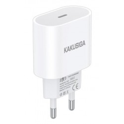 KAKUSIGA φορτιστής τοίχου KSC-1223, USB-C, 20W, λευκός Φορτιστές Κινητών