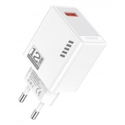 KAKUSIGA φορτιστής τοίχου KSC-1235, USB, 12W, λευκός Φορτιστές Κινητών