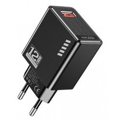KAKUSIGA φορτιστής τοίχου KSC-1235, USB, 12W, μαύρος Φορτιστές Κινητών