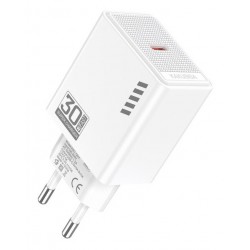 KAKUSIGA φορτιστής τοίχου KSC-1241, USB-C, 30W, λευκός Φορτιστές Κινητών
