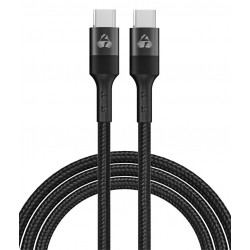 POWERTECH καλώδιο USB-C σε USB-C PTR-0168, PD 60W, copper, 1.5m, μαύρο USB-C (Type-C)