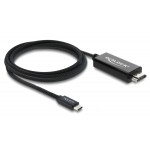 DELOCK καλώδιο USB-C σε HDMI 81704, 4K/60Hz, 2m, μαύρο USB-C (Type-C)