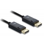 DELOCK καλώδιο DisplayPort 2.1 81672, 16K/60Hz, 80 Gbps, 2m, μαύρο Εικόνα