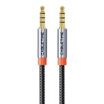 CABLETIME καλώδιο ήχου 3.5mm CT-AM35M, gold plated, 0.5m, μαύρο Ήχος