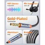 CABLETIME καλώδιο προέκτασης ήχου 3.5mm CT-AE35M, gold plated, 3m, μαύρο Ήχος