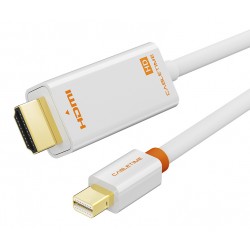 CABLETIME καλώδιο mini DisplayPort σε HDMI CT-AV588-03G, 1080p/60Hz, 1m, λευκό Εικόνα
