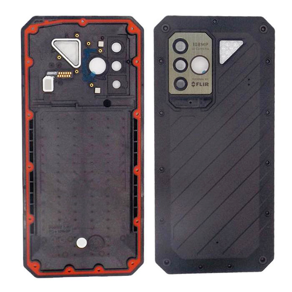 ULEFONE ανταλλακτικό back cover για smartphone Power Armor 19T, μαύρο Ανταλλακτικά Smartphones