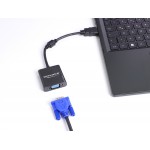 DELOCK αντάπτορας HDMI σε VGA 61077, 1080p, μαύρος Εικόνα