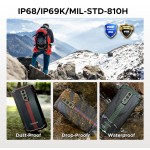 DOOGEE smartphone Blade 10 Energy, 6.56", 4/128GB, 6150mAh, IP68/IP69K/MIL-STD-810H, μαύρο Smartphones