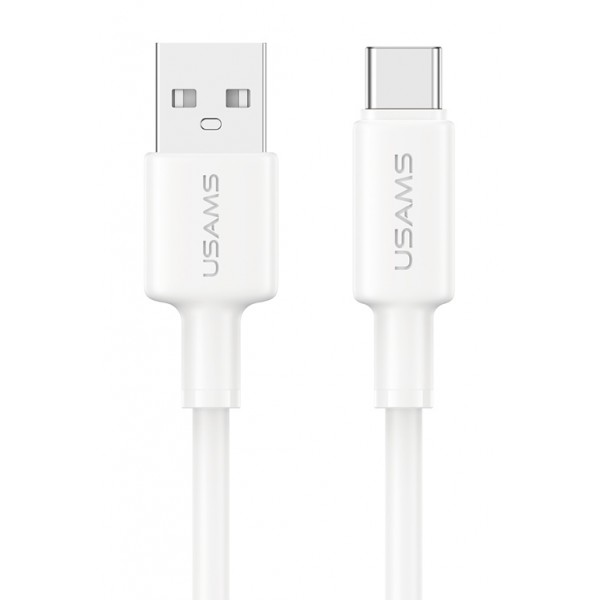 USAMS καλώδιο USB-C σε USB SJ761, 3A 18W, 480Mbps, 1m, λευκό USB-C (Type-C)