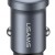 USAMS φορτιστής αυτοκινήτου CC322, USB & USB-C, 30W, γκρι
