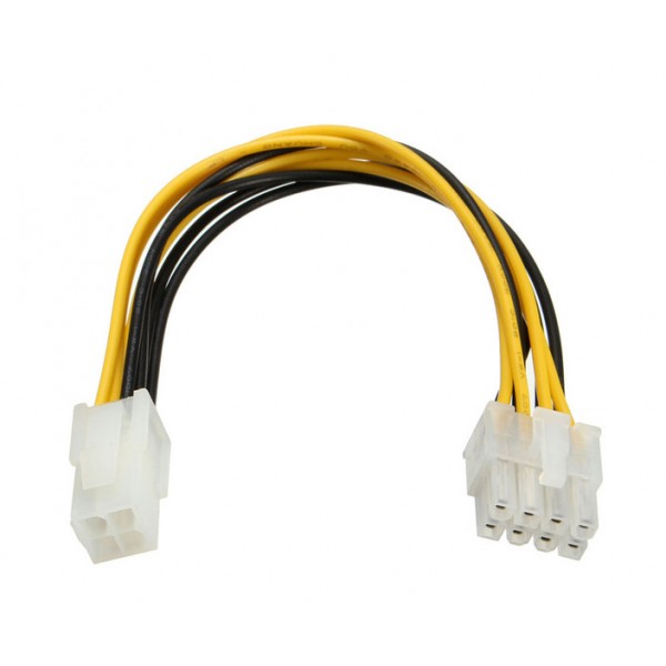 POWERTECH καλώδιο για MB 4pin θηλυκό σε 8pin αρσενικό CAB-W007, 20cm Εσωτερικά PC