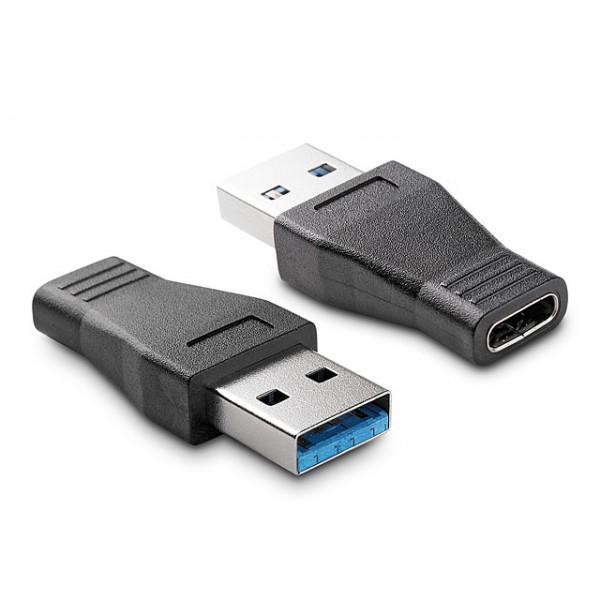 POWERTECH αντάπτορας USB 3.0 σε USB-C θηλυκό CAB-U097, μαύρος USB-C (Type-C)