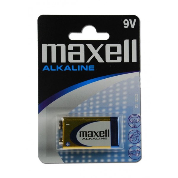 MAXELL μπαταρία 9V ALCALINE Μπαταρίες Αλκαλικές