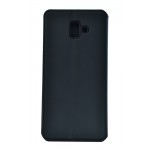 POWERTECH Θήκη Slim Leather για Samsung J6 Plus 2018, μαύρη Θήκες