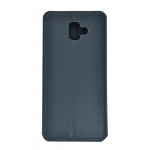 POWERTECH Θήκη Slim Leather για Samsung J6 Plus 2018, γκρι Θήκες