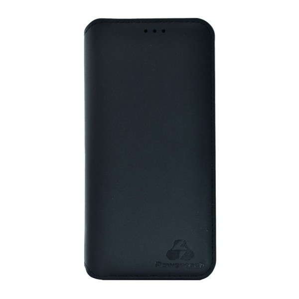 POWERTECH Θήκη Slim Leather για Samsung J4 2018, μαύρη Θήκες