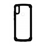 POWERTECH Θήκη Frame PC & TPU MOB-1331 για Samsung Galaxy A40, μαύρη Θήκες