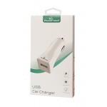 POWERTECH Φορτιστής Αυτοκινήτου PT-762, 1x USB, 1A, λευκός Φορτιστές Κινητών