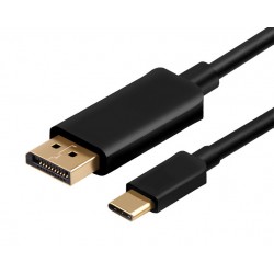 POWERTECH Καλώδιο Type-C σε DisplayPort 1.2 CAB-UC032, copper, 1.2m USB-C (Type-C)