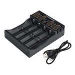 LIITOKALA φορτιστής LII-402 για μπαταρίες NiMH/CD, Li-Ion, IMR, 4 slots Φορτιστές Μπαταριών