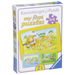 Ravensburger Ape, Elephant and Lion My first puzzle Παιδικά Παιχνίδια